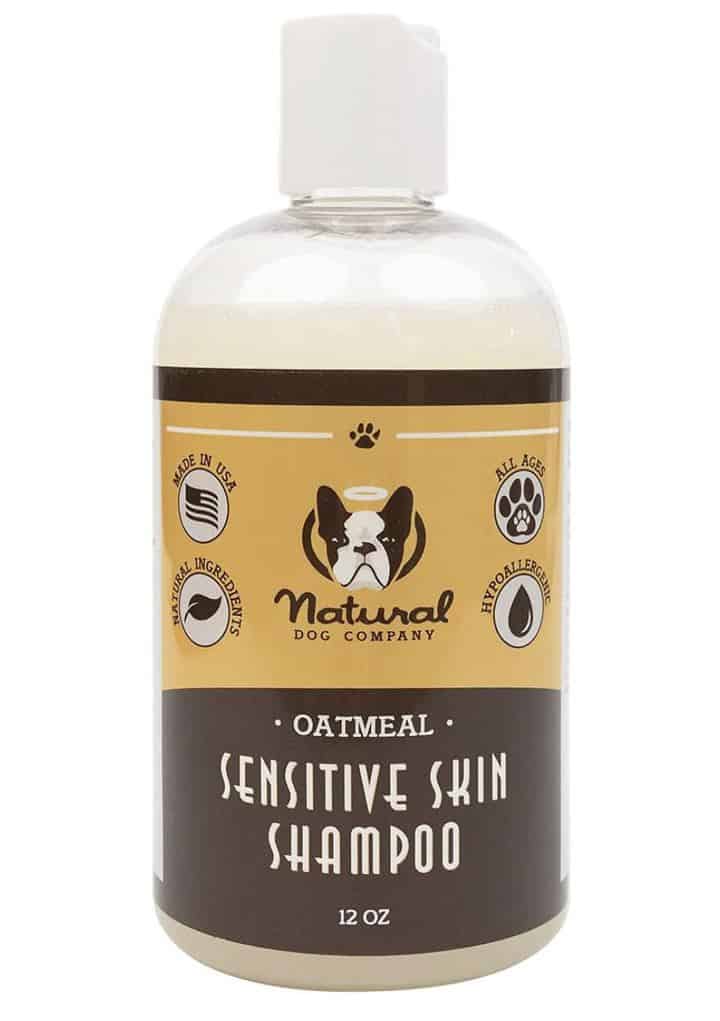 Natural Dog Company Sensitive Skin Shampoo bottle